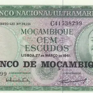 Meilleur Prix Billet Mozambique 100 Escudos Aires de Ornelas - 1976