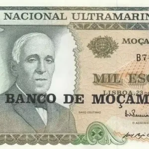 Meilleure Qualité Billet Mozambique 1000 Escudos Gago Countinho - 1976