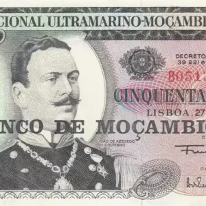Offre Du Jour Billet Mozambique 50 Escudos Joao de Azevedo Coutinho - Série B - 1976