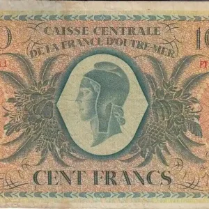 Nouvel Arrivage Billet Guadeloupe 100 Francs Marianne - 02-02-1944 Série PT 628711