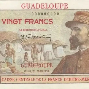 Promotion Billet Guadeloupe 20 Francs Emile Gentil - 1946 Spécimen