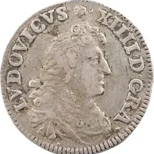 Louis XIV, quadruple sol à la croix fleurdelisée, 1674 Lyon ou Vimy Édition Limitée