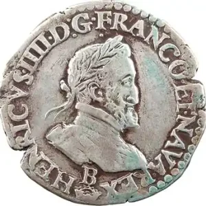 Offre Du Jour Henri IV, demi-franc, 1603 Rouen