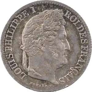 Louis-Philippe Ier, 1/2 franc, 1834 Marseille Commander Vite