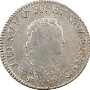 Bon Plan Louis XV, pièce de deux livres de Strasbourg, 1716 Strasbourg