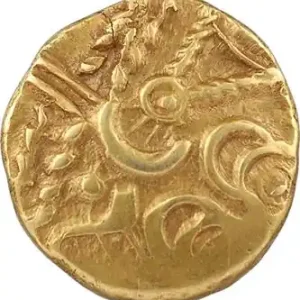 Prix Bas Suessions, statère d’or à l’œil, c.65-35 av. J.-C.