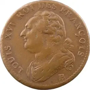 Expédition Rapide Constitution, 12 deniers FRANÇOIS, An 3, 1791 Rouen