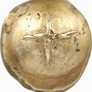 Commander Maintenant Sénons, statère globulaire à la croix en relief, IIe-Ier s. av. J.-C.