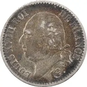 Réduction Louis XVIII, 1/4 de franc, 1819 Paris