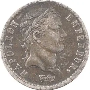 Garantie Incluse Premier Empire, demi-franc République, buste fin, 1808 Strasbourg