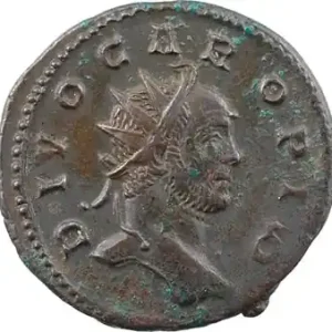 Nouveauté Divin Carus, aurelianus, Lyon, 1re officine, 284