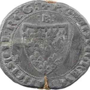 En Vogue Provence (comté de), Robert d’Anjou et de Naples, bulle en plomb, s.d. (1309-1343)