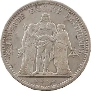 La Commune, 5 francs Camélinat, 1871 Paris Premium