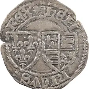 En Vogue Henri VI, petit blanc aux écus, Rouen