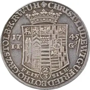 Offre Du Jour Allemagne, Stolberg-Stolberg (comté de), Christophe Louis II et Frédéric Botho, 2/3 de thaler, 1745