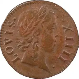 Louis XIV, denier tournois, 1649 Paris Affaire À Saisir