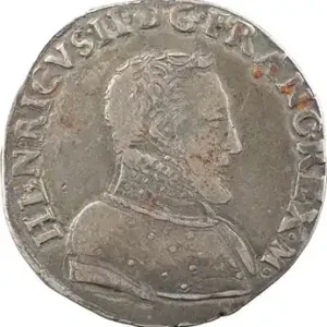 Henri II, teston à la tête nue 1er type, 1556 Lyon Offre Exclusive