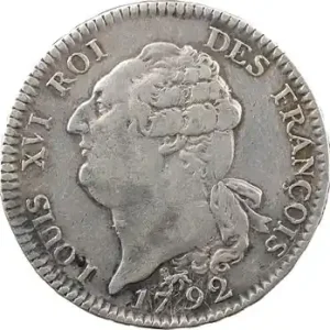 Prix Promo Constitution, écu de 6 livres FRANÇOIS, An 4, 1792 Paris