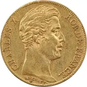 Achat Immédiat Charles X, 20 francs, 4 feuilles et demie, 1827 Paris