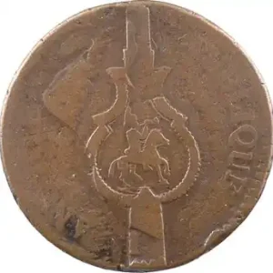 Premier empire, un décime Dupré, contremarques cavalier et fantassin, s.d. Paris Vente Flash