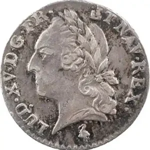 Dernier Modèle Louis XVI, vingtième d’écu au nom et effigie de Louis XV, 1779, 2d semestre, Paris