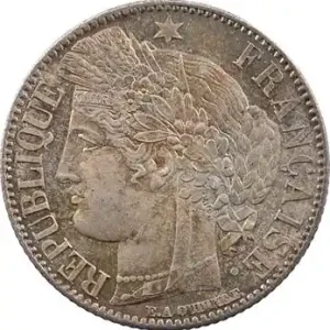 Seulement Aujourd’hui IIIe République, 1 franc Cérès, 1871 Paris (petit A)