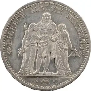 IIIe République, 5 francs Hercule, 1871 Paris Vente Flash