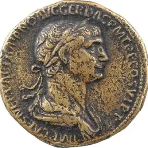 Trajan, sesterce, Rome, 113 Prix Bas