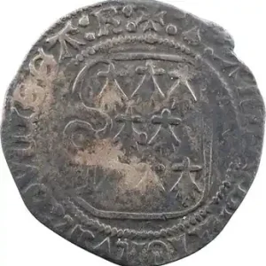 Bretagne (duché de), Anne, blanc à la targe, s.d. (1491) Rennes Expédition Rapide