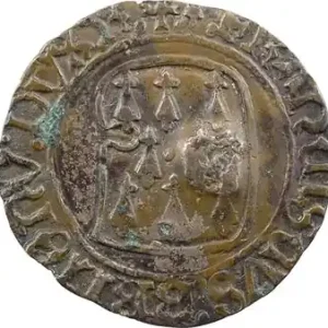 Nouvel Arrivage Bretagne (duché de), François Ier, blanc à la targe, s.d. Rennes ; contremarqué