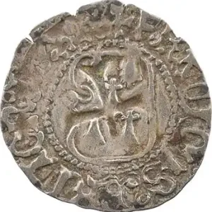 Authentique Bretagne (duché de), François Ier, demi-blanc à la targe, s.d. Rennes