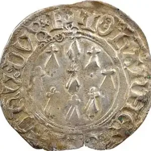 Original Bretagne (duché de), Jean V, blanc aux neuf mouchetures, s.d. (c.1399-1411) Rennes