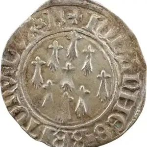 Bretagne (duché de), Jean V, blanc aux neuf mouchetures, s.d. (c.1399-1411) Rennes Petit Prix