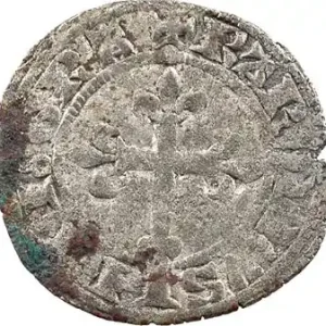 Bretagne (duché de), Charles de Blois, (demi ?) gros à la couronne, s.d. (c.1358) Pas Cher