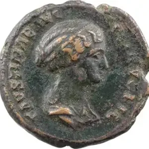 En Vogue Faustine Jeune, as ou dupondius, Rome, 145-146