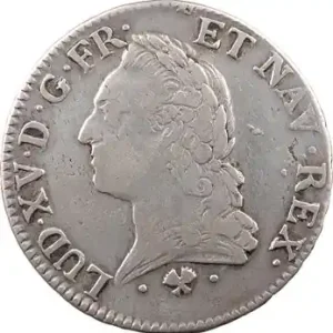 Soldes Louis XV, écu à la vieille tête, 1772 Bayonne