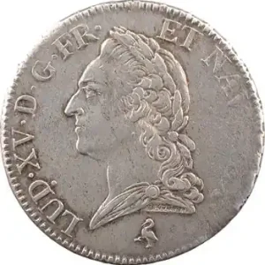 Louis XV, écu à la vieille tête, 1774, 2d semestre, Paris Petit Prix