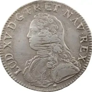Prix Promo Louis XV, écu aux rameaux d’olivier, 1736 Lyon