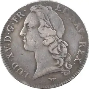 Dernier Modèle Louis XV, écu au bandeau, 1741 Paris