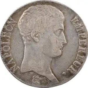 Bon Plan Premier Empire, 5 francs tête nue, calendrier révolutionnaire, An 13 Toulouse