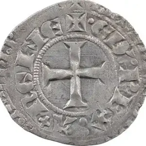 Certifié Aquitaine (duché d’), Édouard III, gros au châtel crénelé, c.1358-1359
