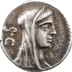 Sulpicia, denier, Rome, 69 av. J.-C. Dernière Chance