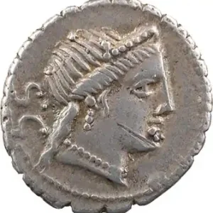 Nouveauté Naevia, denier serratus, Rome, 79 av. J.-C.