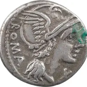 Flaminia, denier, Rome, c.109-108 av. J.-C. Commander Vite