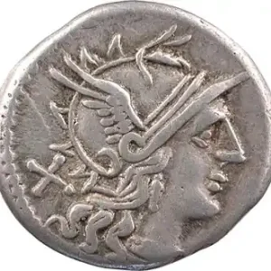 Maiania, denier, Rome, 153 av. J.-C. Usine Directe