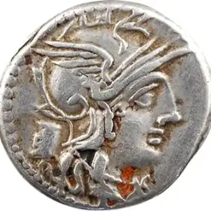 Pas Cher Marcia, denier, Rome, 134 av. J.-C.