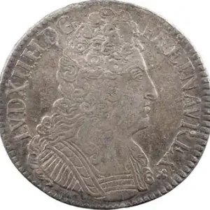 Original Louis XIV, écu aux trois couronnes, 1712 Paris