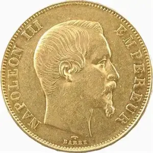 Prix Promo Second Empire, 50 francs tête nue, 1858 Paris