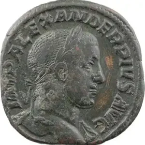 Sévère Alexandre, sesterce, Rome, 232 Populaire