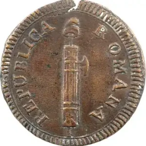 Acheter En Ligne Italie, Rome (république de), 1 baiocco 2e type, s.d. Rome